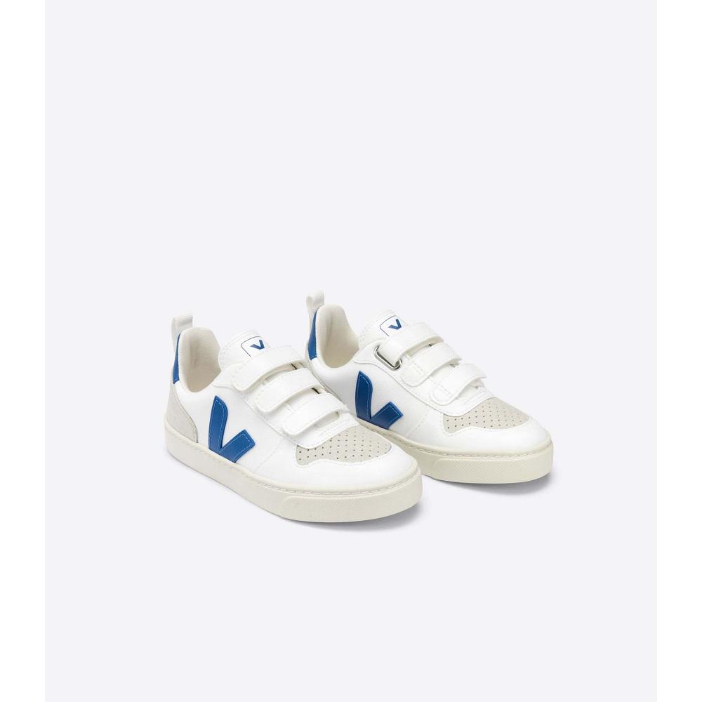 Veja V-10 CWL Schoenen Kinderen Wit Indigo | BE 776JPQ